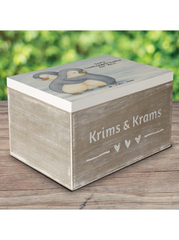 Mr. & Mrs. Panda Truhe Pinguin Beste Lieblingsfreundin der Welt ... in Weiß