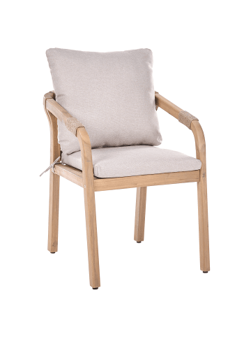 Beliani 3-tlg Sessel SUMBA in Braun/Beige
