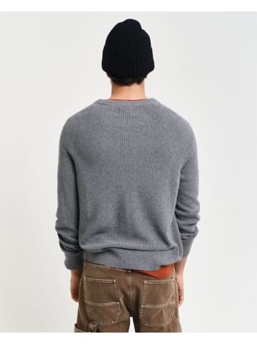 Gant Pullover in Dark Grey Melange