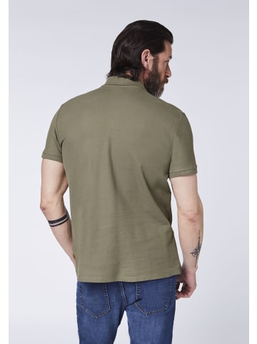 Gardena Poloshirt mit dezentem Logo in Grün