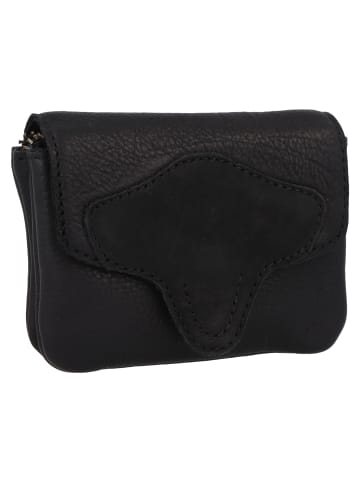 Cowboysbag Geldbörse Leder 14 cm black