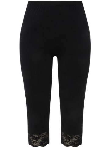 Ulla Popken Caprihose in schwarz