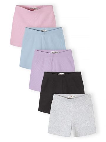 Minoti 5-er Pack Leggings 30SHORT164 in hellblau