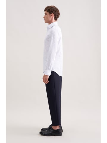 Seidensticker Business Hemd Shaped in Mittelblau