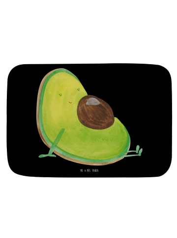 Mr. & Mrs. Panda Badematte Avocado Schwangerschaft ohne Spruch in Schwarz
