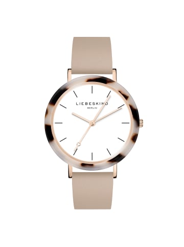 LIEBESKIND BERLIN Armbanduhr Acetat Statement in nude