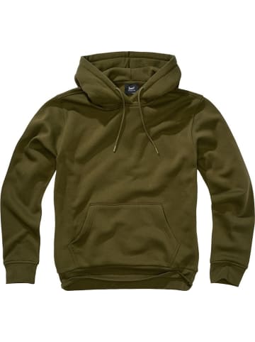 Brandit Hoodie "Tom Sweathoody" in Grün