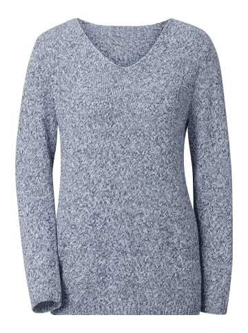 WITT WEIDEN Pullover in blau-meliert