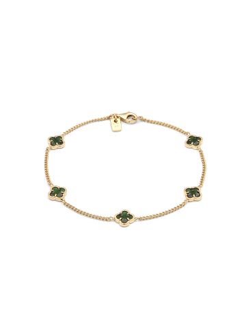 KUZZOI Armband 925 Sterling Silber in Grün