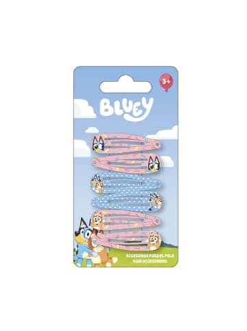 Bluey Haarspangen Set 6-teiliges Haarschmuck-Set für Kinder & Mädchen