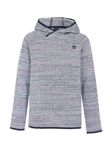 elkline Fleecehoodie Candy in lightgrey - blueshadow