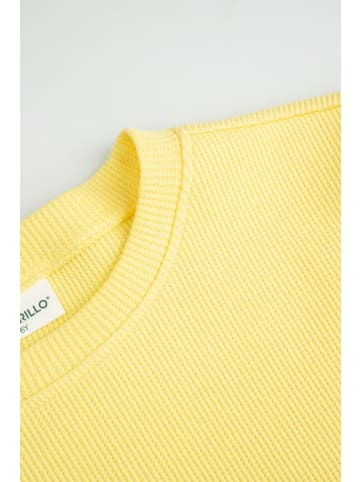 Coccodrillo T-Shirt mit kurzen Ärmeln in gelb