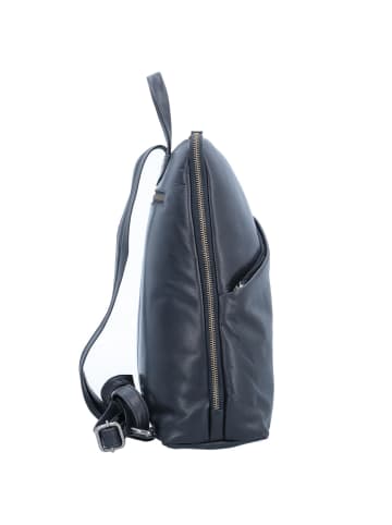 The Chesterfield Brand Wax Pull Up Rucksack Leder 34 cm in black