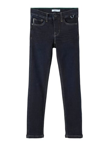 name it Jeans slim fit in dark blue denim