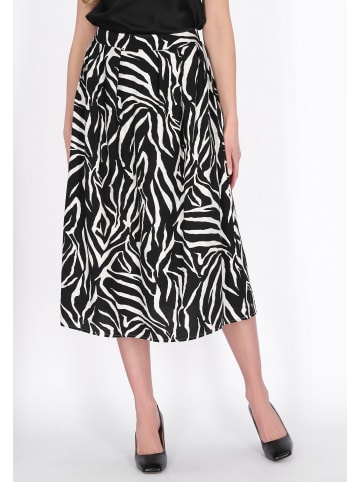 usha BLACK LABEL Women Skirt in black offwhite