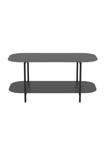 CALICOSY Couchtisch SASHA in Schwarz - (W)100 x (H)45,5 x (L)58 cm
