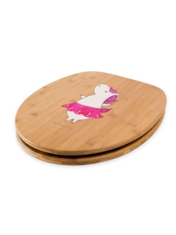 Mr. & Mrs. Panda holz toilettensitz Einhorn Ballerina ohne Spruch in Braun