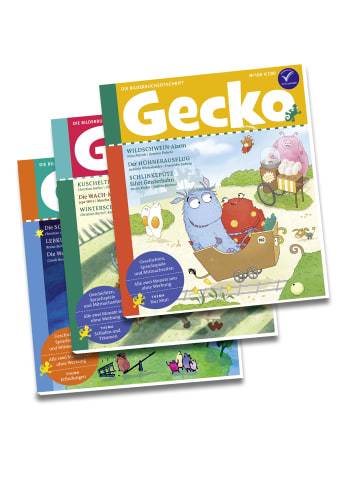 Gecko Kinderzeitschrift Mini-Abo "Gecko Kinderzeitschrift" - 3 Hefte