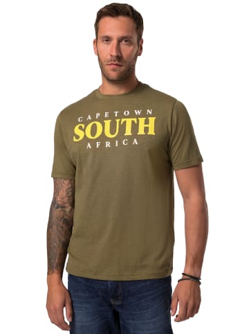 JP1880 Kurzarm T-Shirt in palmen grün