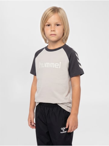 Hummel T-Shirt Hmljr Logo Kinder in EBONY2