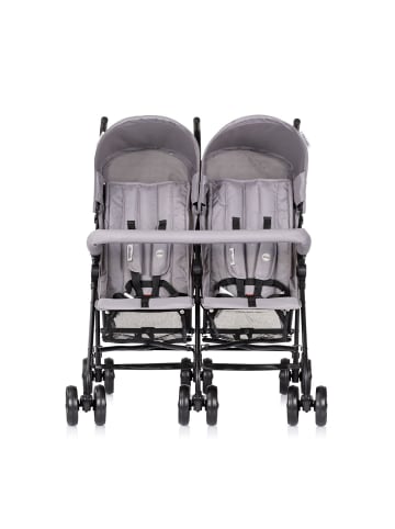 Chipolino Zwillingswagen Double Point in grau
