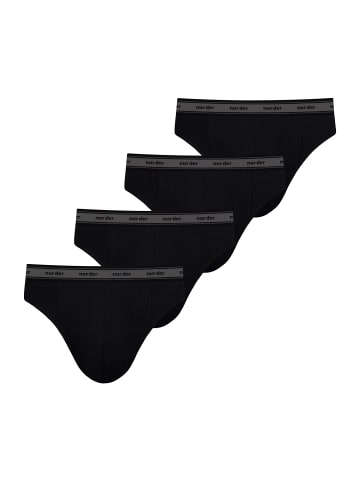 NUR DER Slip GOTS Cotton in Schwarz