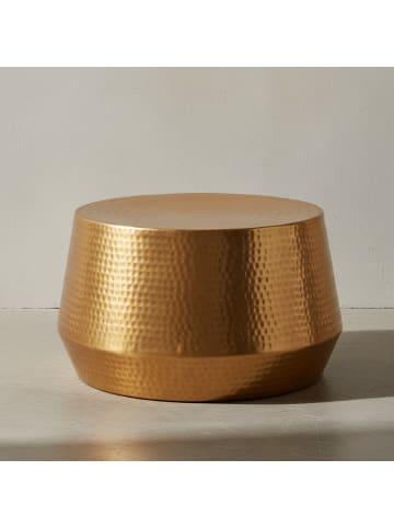 KADIMA DESIGN Couchtisch Modern | Oriental Style, Alu-Design, Ablage in Gold