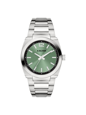 s.Oliver Armbanduhr Retro Time in silber
