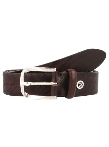 b.belt Vince Gürtel Leder in dark brown