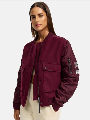 Navahoo Bomberjacke Willstehaben 14 in Wine