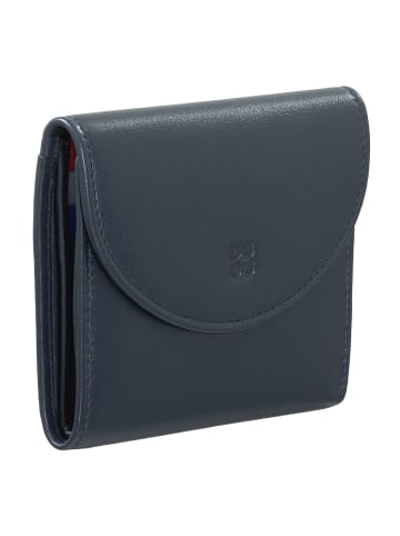DuDu Malaita Geldbörse Leder 11 cm in navy