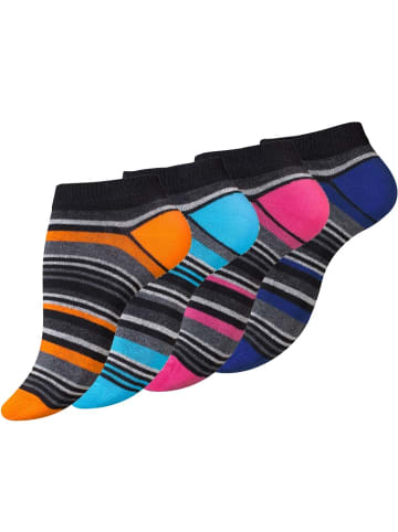 Vincent Creation® Sneaker Socken 8 Paar, mit Ringel in Bunt