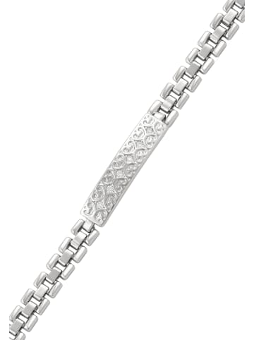 faina Women Bar Bracelet With Rhinestones in Silver