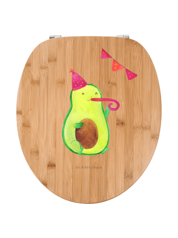 Mr. & Mrs. Panda Klodeckel Avocado Geburtstag ohne Spruch in Braun