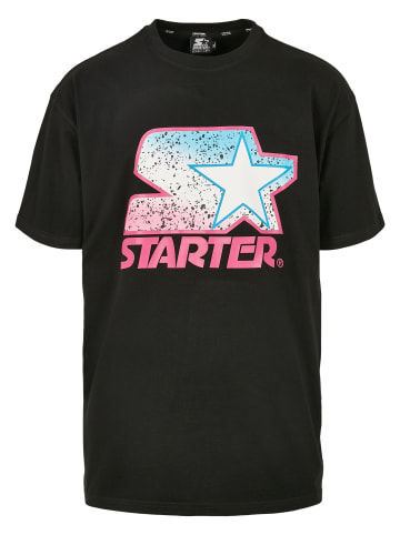 STARTER T-Shirts in blk/pink