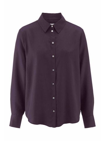 Hessnatur Bluse in dunkle traube