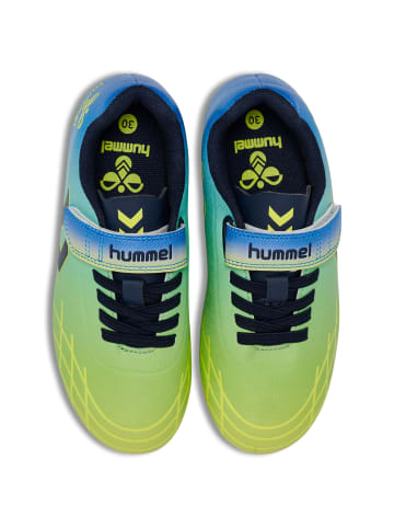 Hummel Klettverschluss Fußball Schuh Top Star Fußball Kinder in LIMEADE