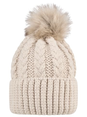 Sterntaler Strickmütze Zopfmuster in natur
