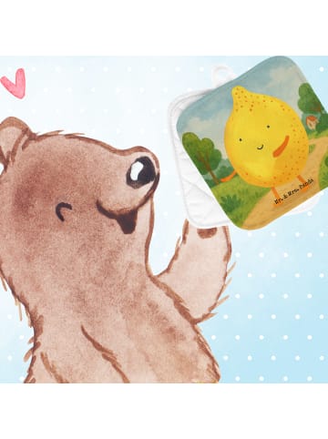 Mr. & Mrs. Panda topfhalter Beste Freunde Zitrone Design ohne Sp... in Weiß