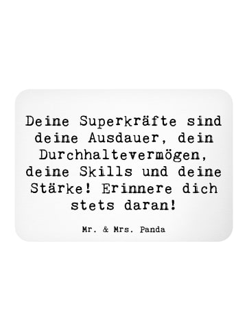 Mr. & Mrs. Panda magnet Spruch Sportliche Wettkämpfe Superkräfte... in Weiß