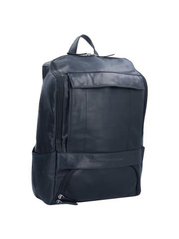 The Chesterfield Brand Wax Pull Up Rucksack Leder 45 cm Laptopfach in black