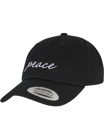 Mister Tee Cap "Peace Dad Cap" in Schwarz