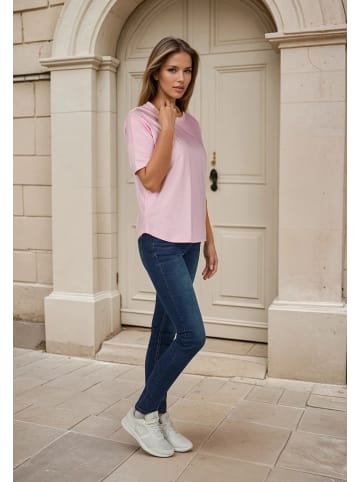 Salzhaut Rundhals T-Shirt für Damen in rose