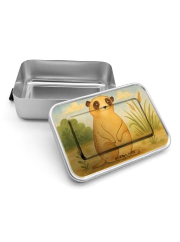 Mr. & Mrs. Panda Lunchbox Erdmännchen Design ohne Spruch in Weiß