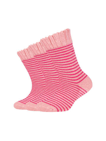 camano Kinder Socken cozy Anti-Rutsch 3er Pack blush rosé