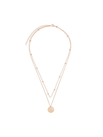 Steel_Art Layering Halskette Frauen Livia rose goldfarben in rosegoldfarben