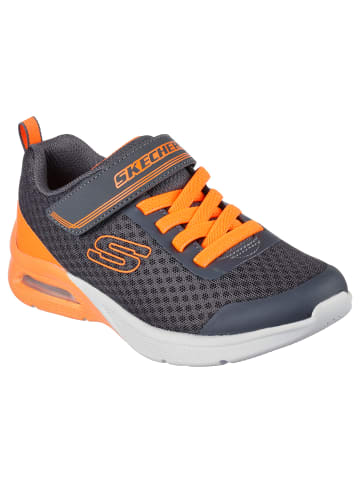 Skechers Sneaker "MICROSPEC MAX GORVIX" in Dunkelgrau / Orange