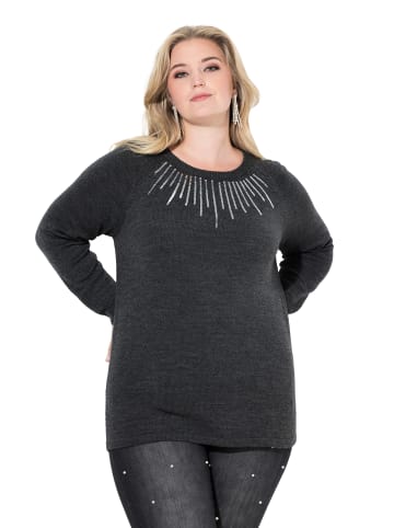 MIAMODA Pullover in schwarz
