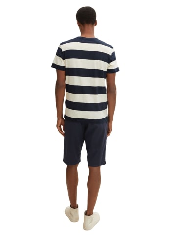 Tom Tailor Short STRUCTURED regular/straight in Blau