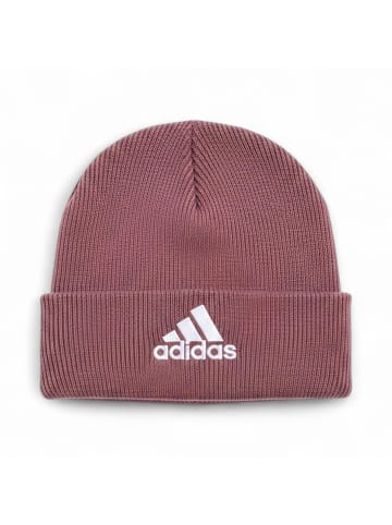 adidas Strickmütze Logo Beanie Cuf in Rosa
